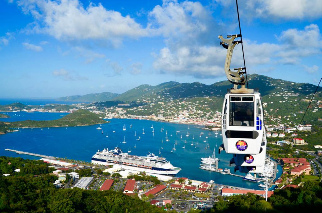 Charlotte Amalie na wyspie St. Thomas w USVI